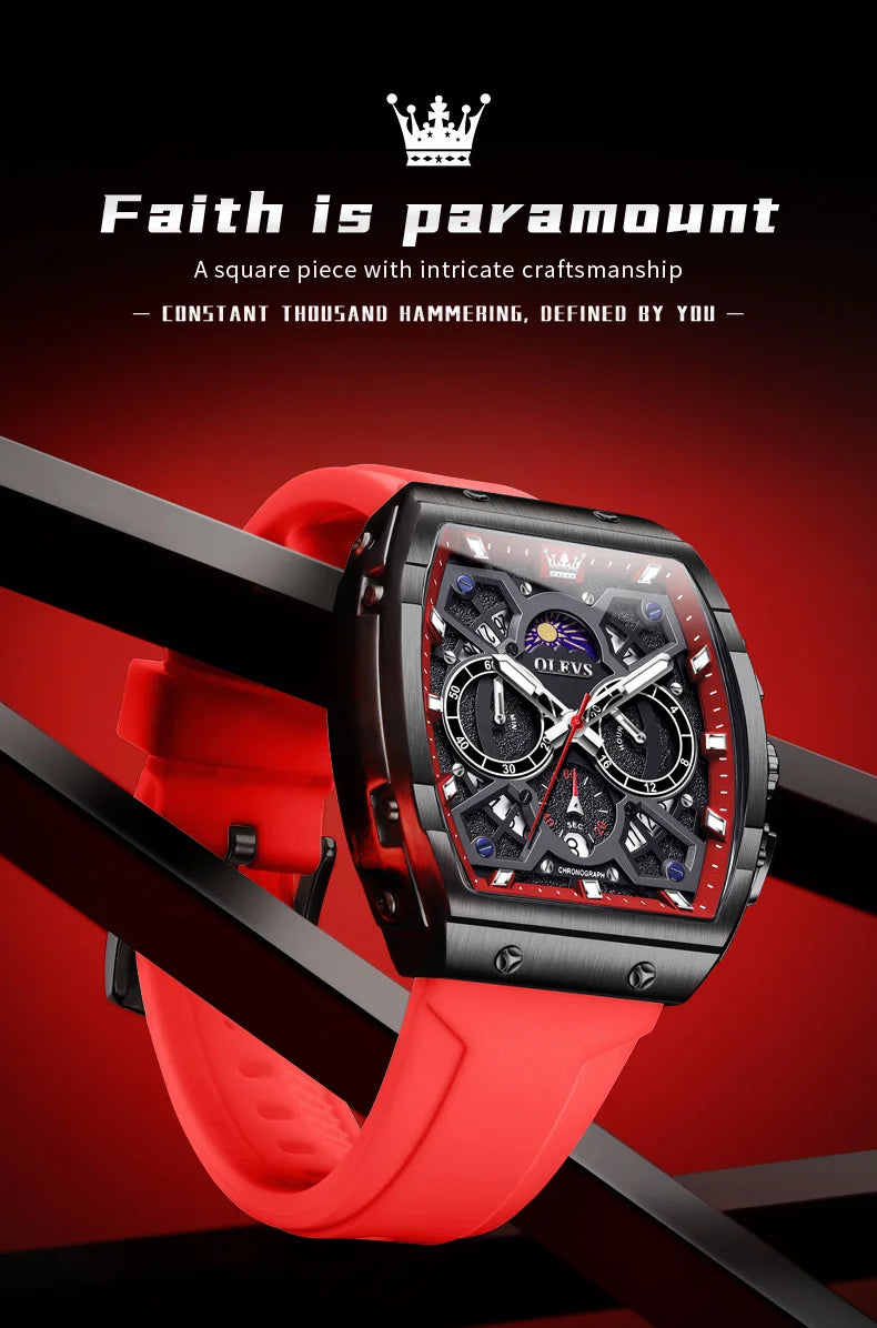 OLEVS 2942 Mens Sport Chronograph Quartz Watch