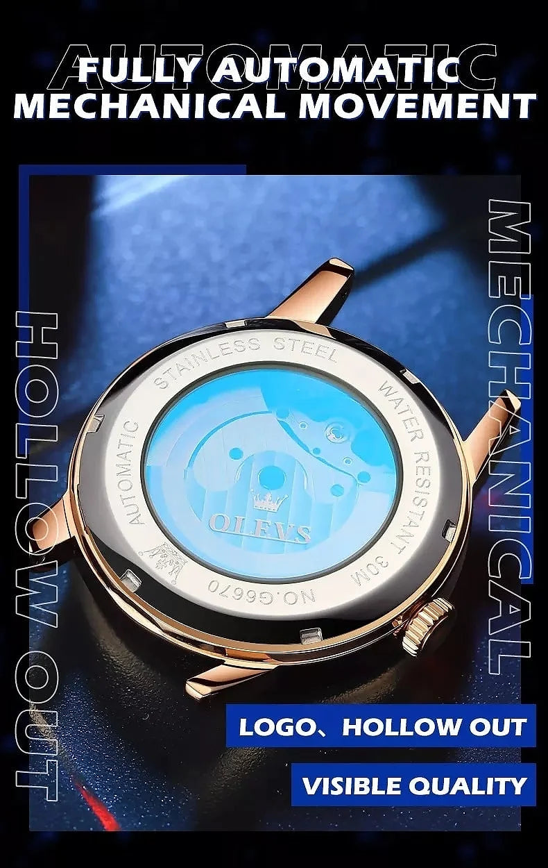 OLEVS Watch 6670 Fully Automatic Mechanical Movement