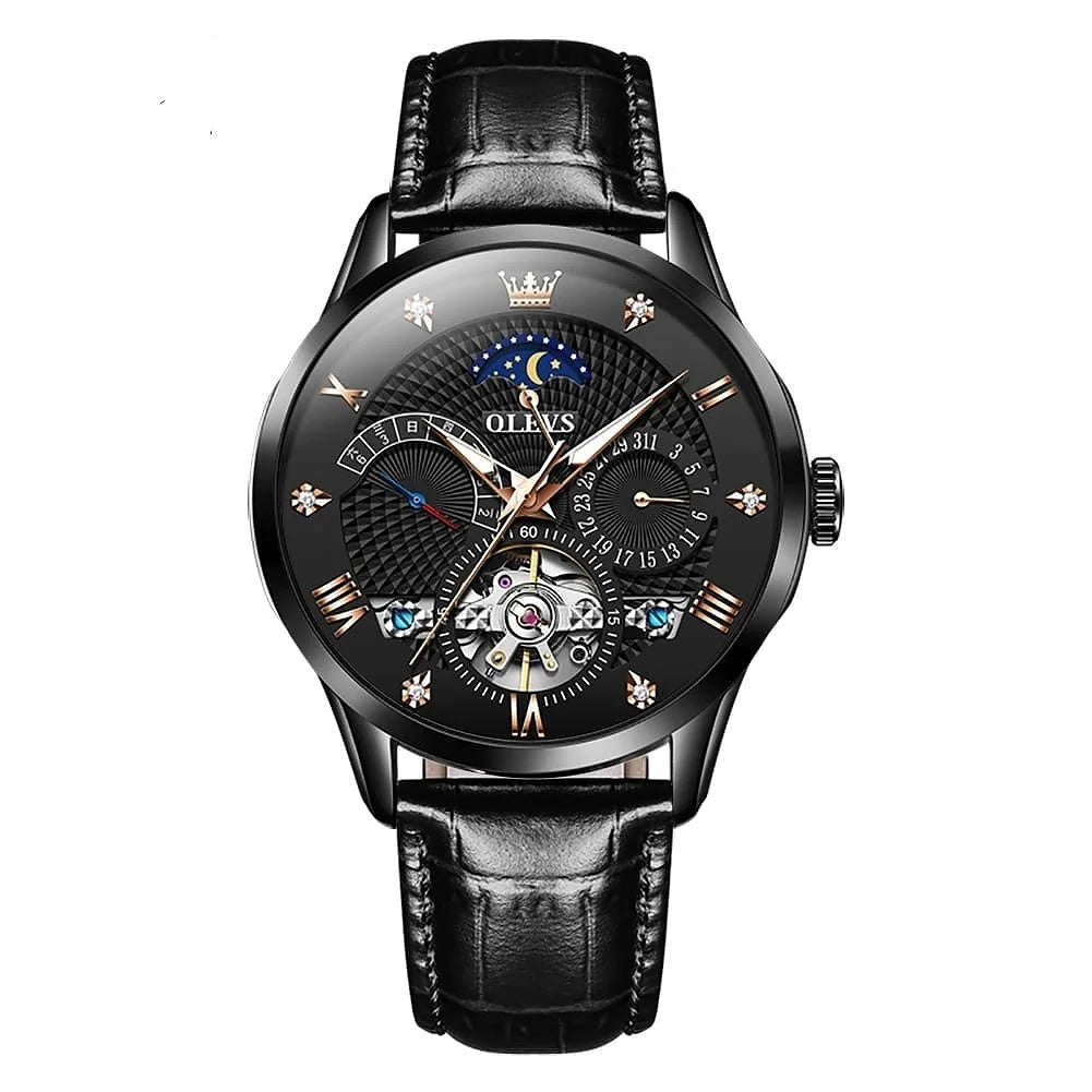 Olevs 6652 High-Quality Movement Automatic Mechanical Sports watch